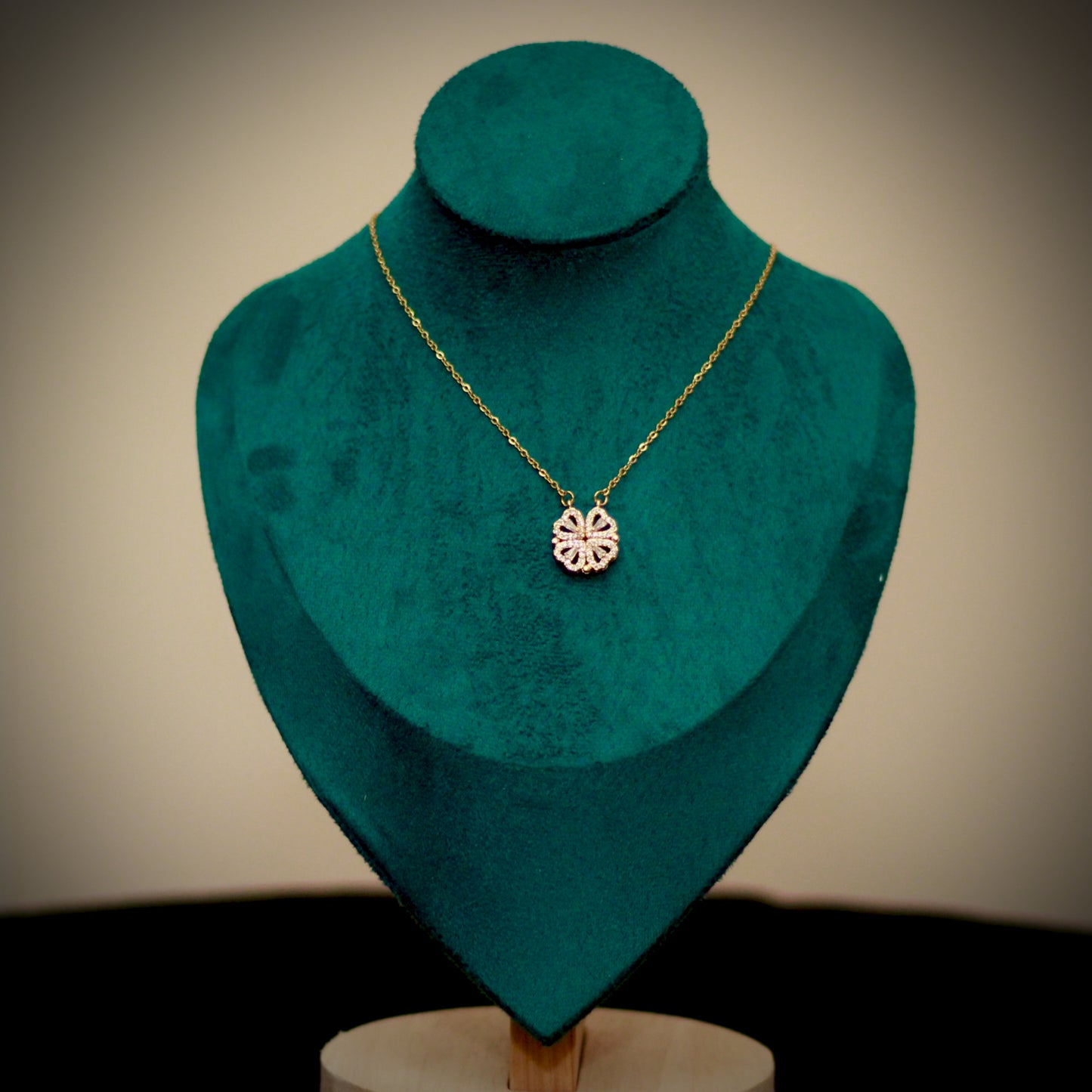 سلسلة وردة 2*1 دهبي