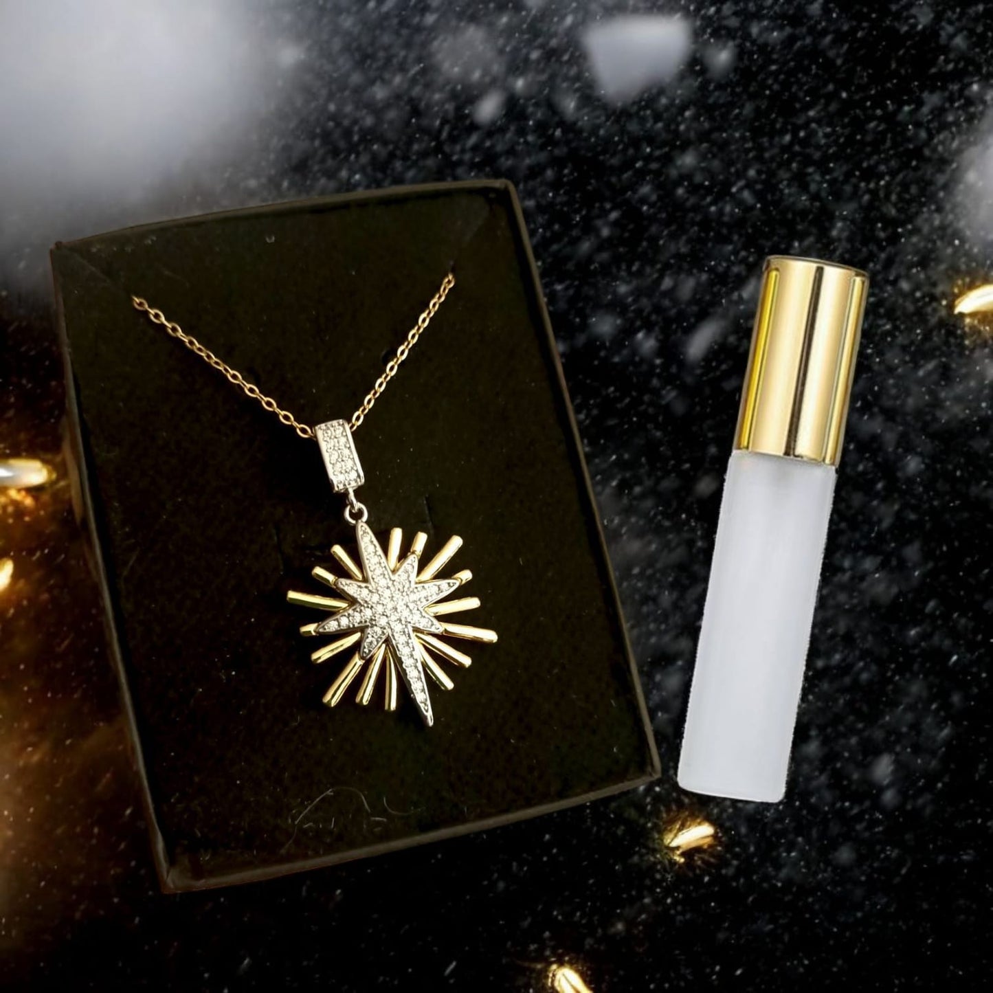 عرض نجمة الكريسماس مع برفيوم