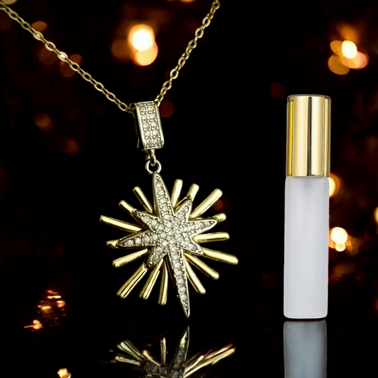 عرض نجمة الكريسماس مع برفيوم